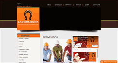 Desktop Screenshot of laherraduramateriales.com